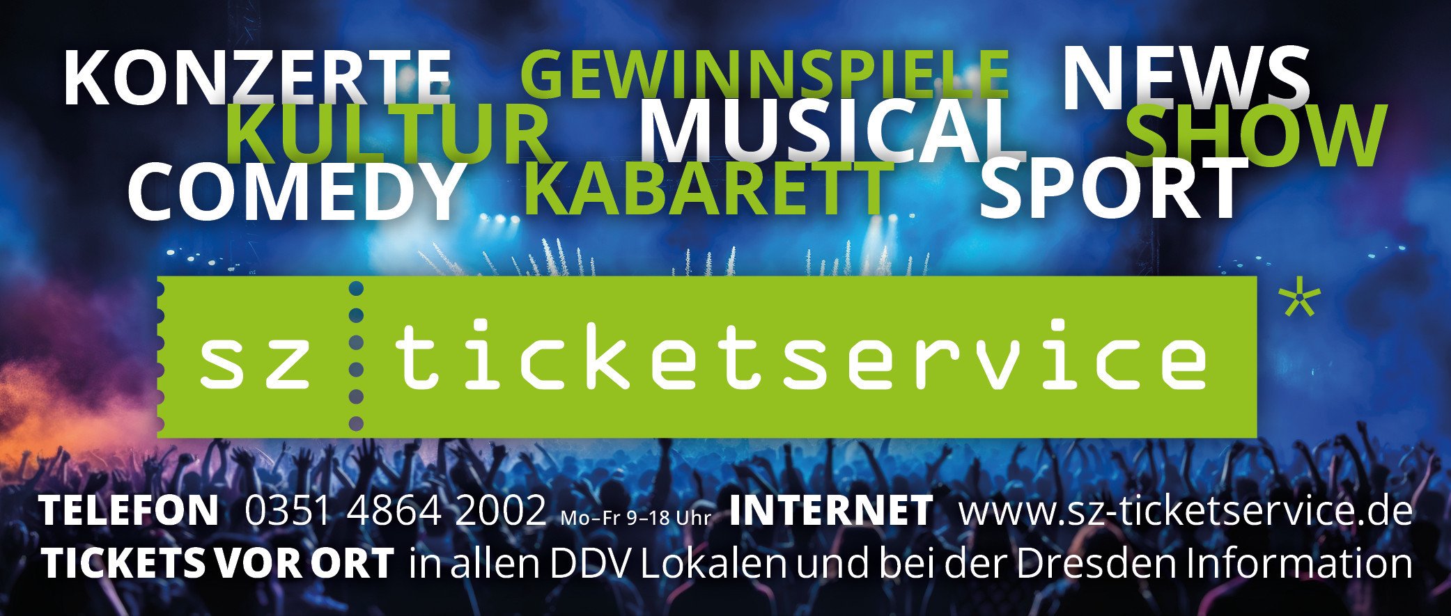 sz-ticketservice - Konzerte, Ticketvorverkauf, Ticketmanagement