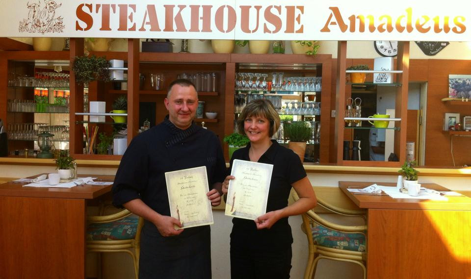 Anja und Dirk Kretschmer haben das Amadeus 1999 als Steakhouse eröffnet.