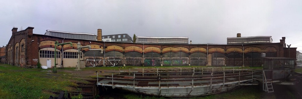 Eisenbahndepot des Verkehrsmuseums Dresden im ehemaligen Bahnbetriebswerk Dresden-Altstadt