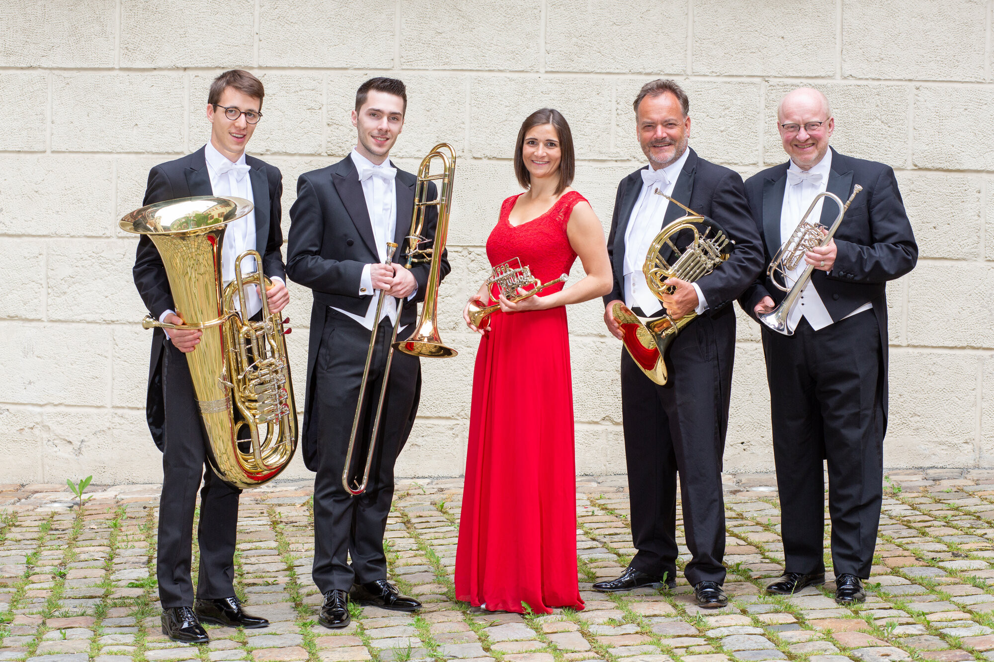 Das Ensemble Harmonic Brass verbindet bereits seit 1991 Musik aus aller Welt mit humorvollen Einlagen.