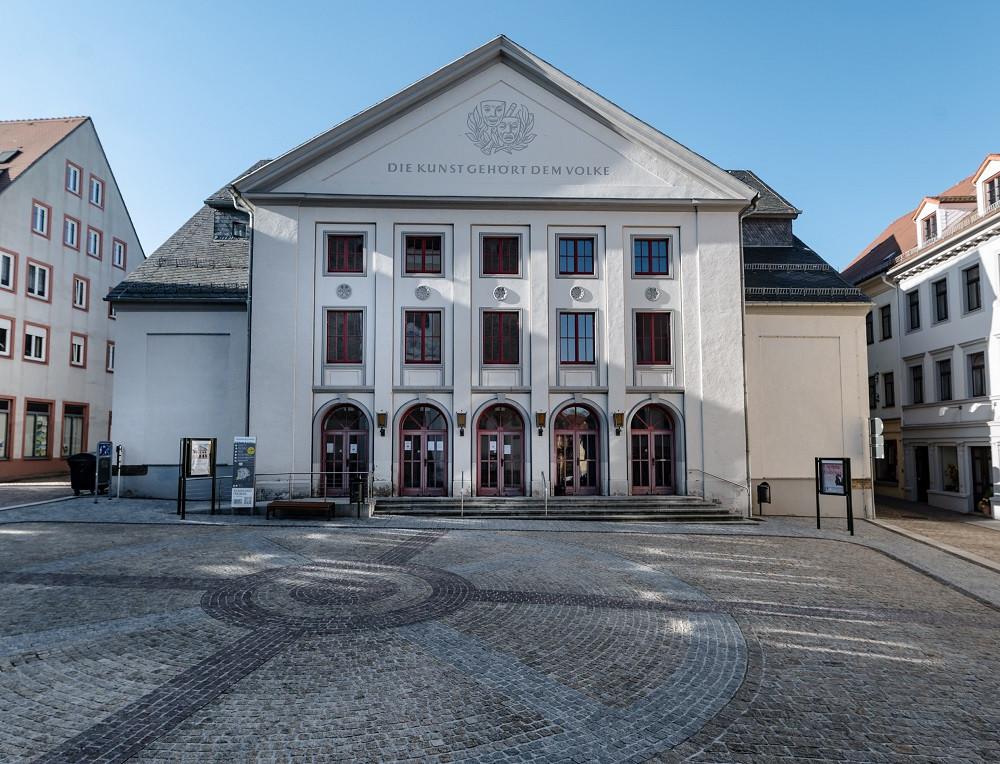 Das Theater Freiberg ist eine der Spielstätten des Mittelsächsischen Theaters